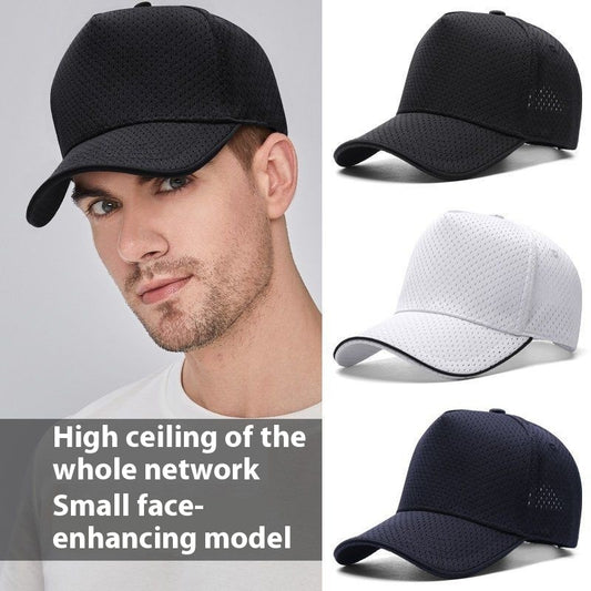 Full Mesh Breathable High Crown Baseball Cap