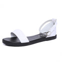 Thick Heel Flat Sandals Women Casual Open-toed Mid-heel Fish Mouth