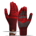 Touch-screen non-slip cycling warm gloves