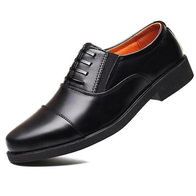 Men's leather business casual shoes