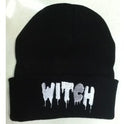 Letter Punk Knitted Wool Headgear