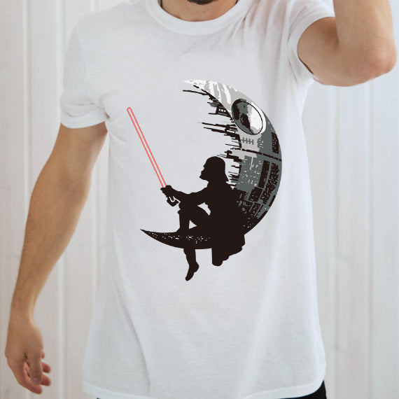 Plus Size Jedi Print Comic Short Sleeve