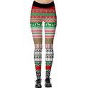 Christmas Printed Sports Hip Raise High Waist Leggings