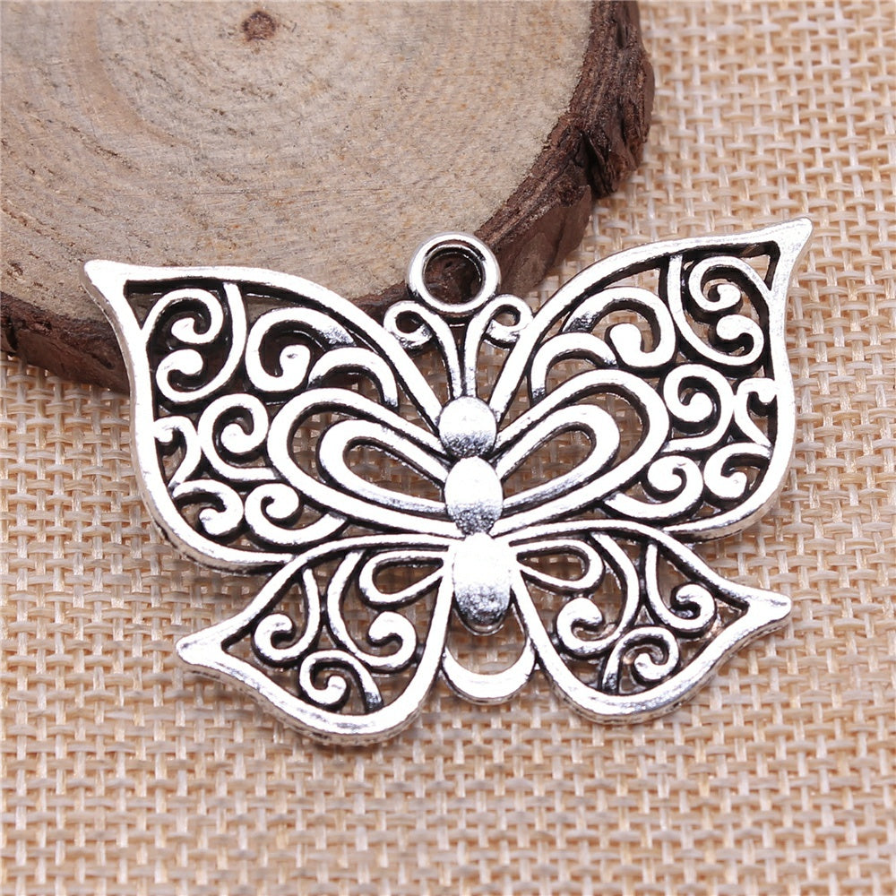 DIY Jewelry Accessories Retro Alloy Butterfly Pendant Pendant