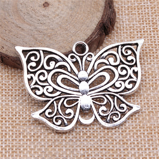 DIY Jewelry Accessories Retro Alloy Butterfly Pendant Pendant