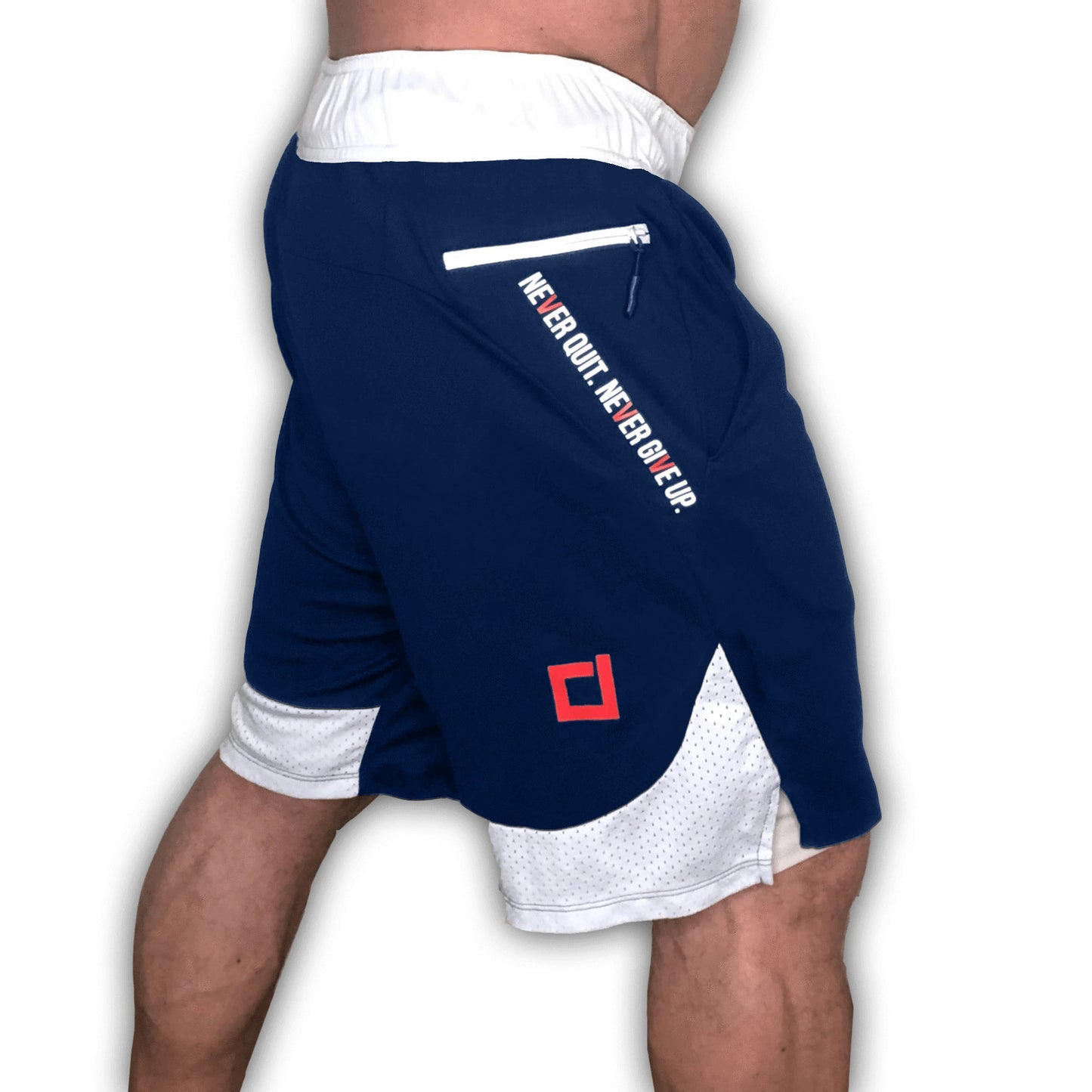 Muscle Men Double Layer Shorts With Multiple Pockets