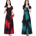 Ice Silk Plus Size Dress Female Temperament