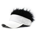 Solid Color Black And White Baseball Cap Outdoor Sports