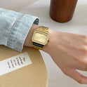 Light Luxury Cold Style High-grade Square Large Dial Watch For Women