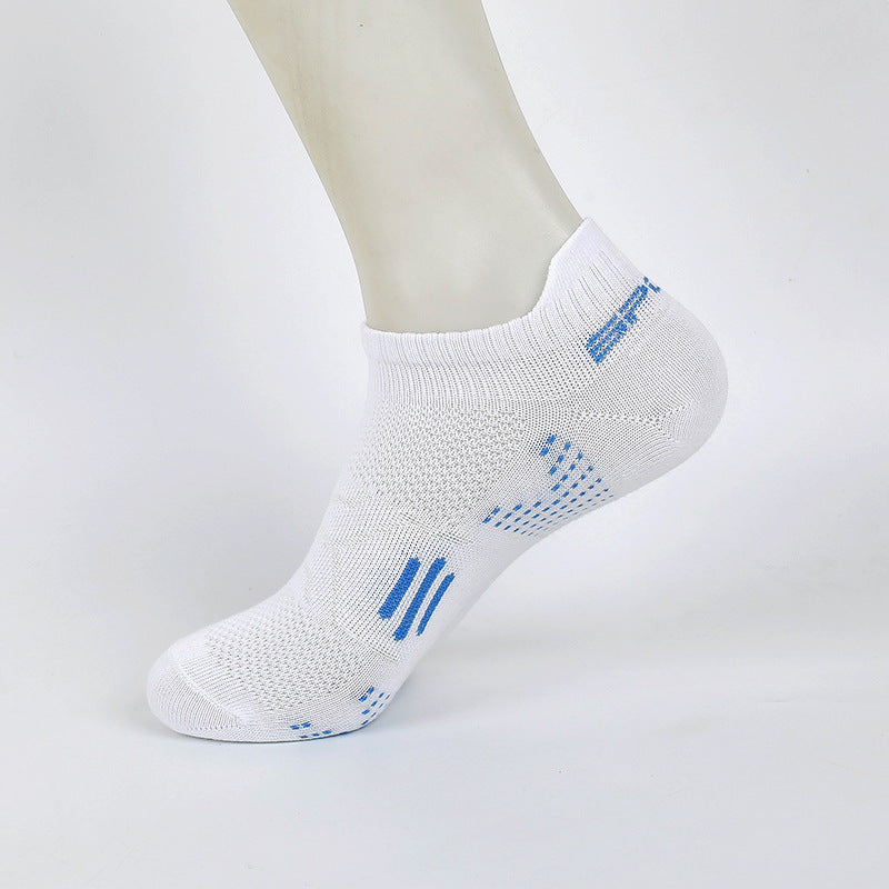 Women's Colorful Mesh Breathable Sweat Absorbing Sports Short Socks