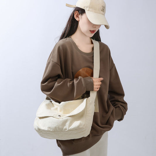 College Student Simple Canvas Bag