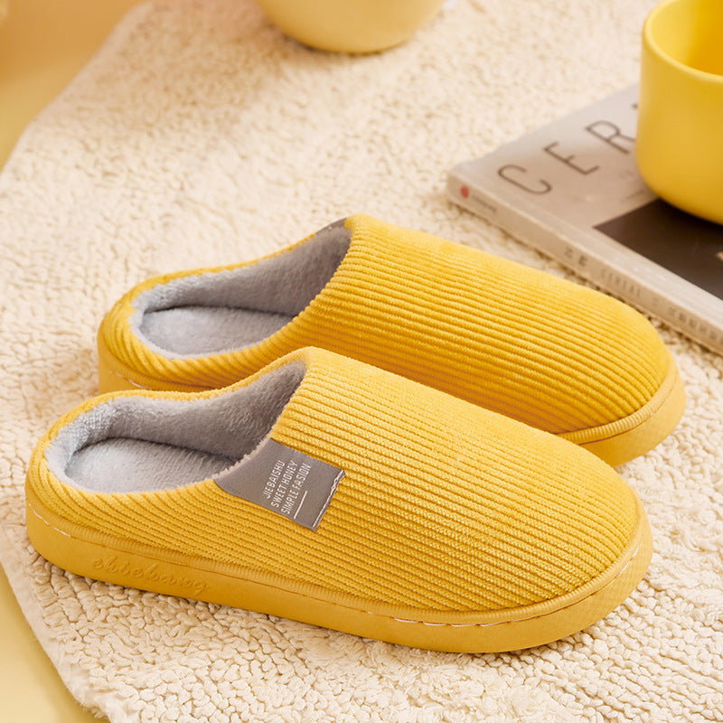 Cotton Slippers Floor Mopping Thickening Home Comfort