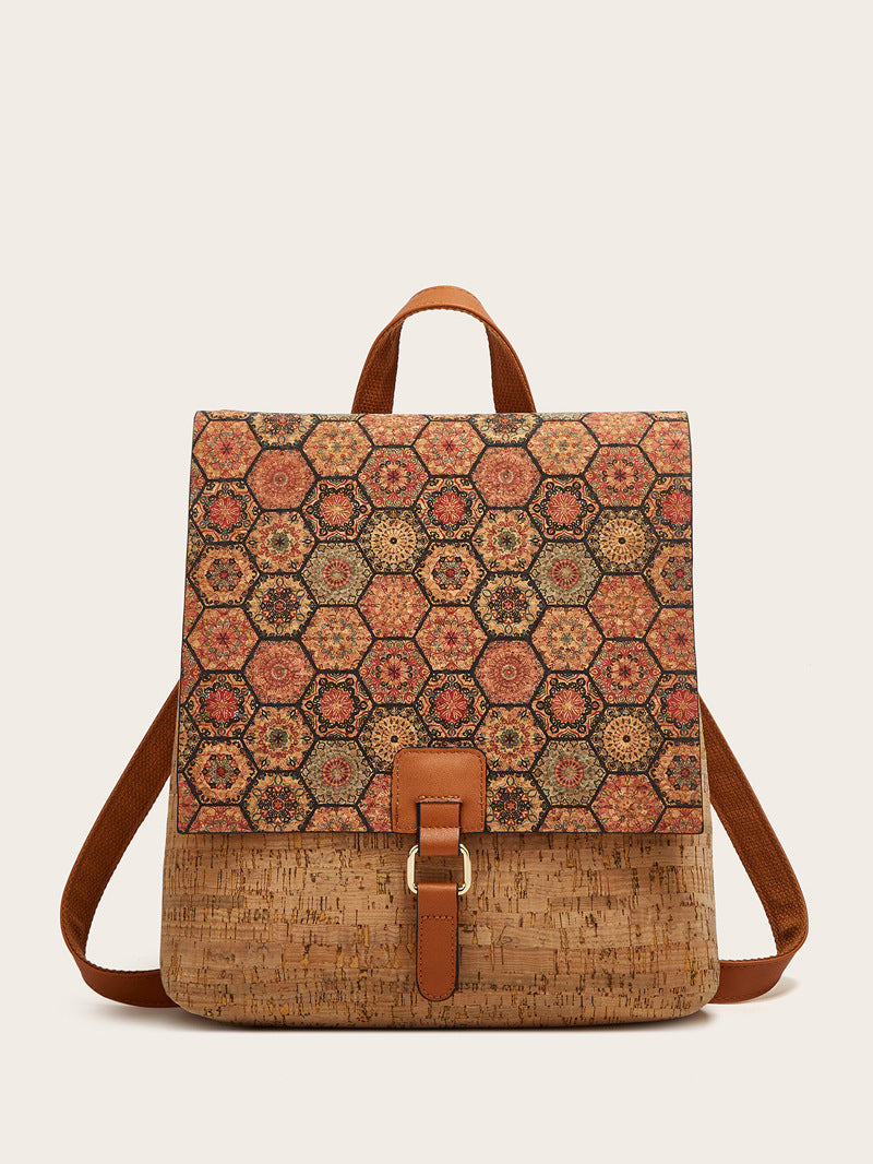 Affordable Luxury Fashion High-grade Fashion Retro Printed Backpack