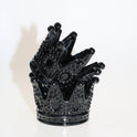 Black Crown Ashtray Glass Cigar Tray Smoking