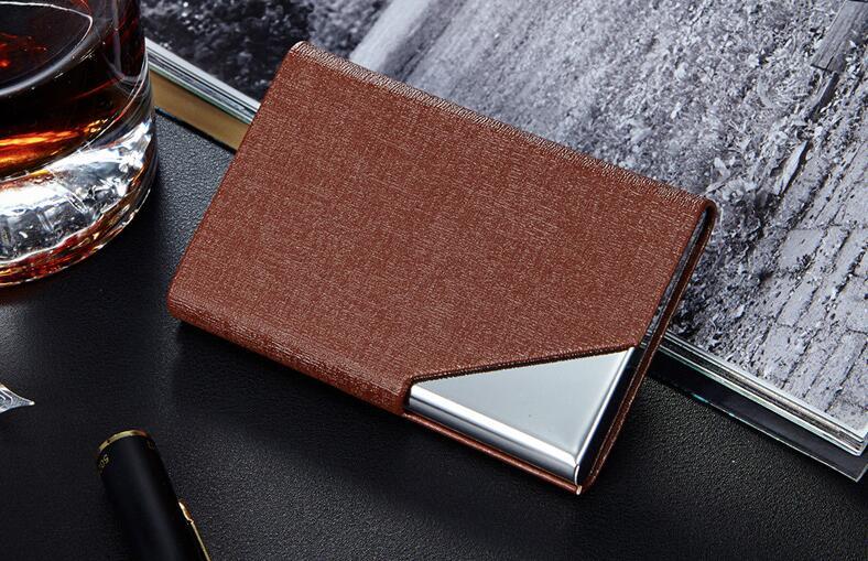 Aluminum creative business card holder