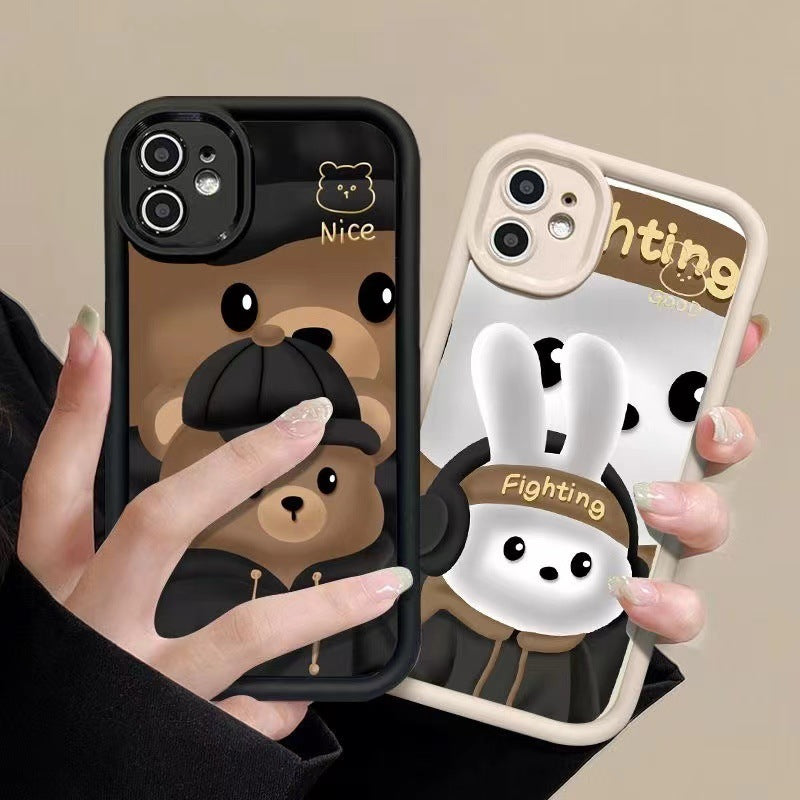 Cool Cute Bear Phone Case Cute Personality