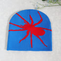 Multi-Color Trendy All-match Spider Warm Soft Comfortable Personality Jacquard Knitted Woolen Cap Street Ins Style