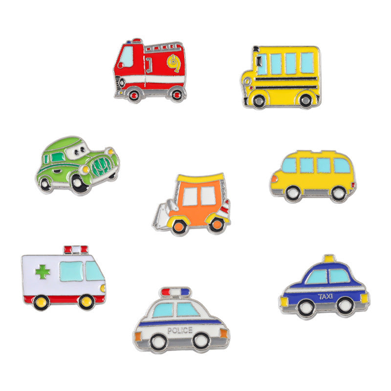 Cartoon Vehicle Series Alloy Jewelry Brooch