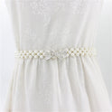 Women's Rhinestone Pearl Waist Chain Fashion Dress Decoration