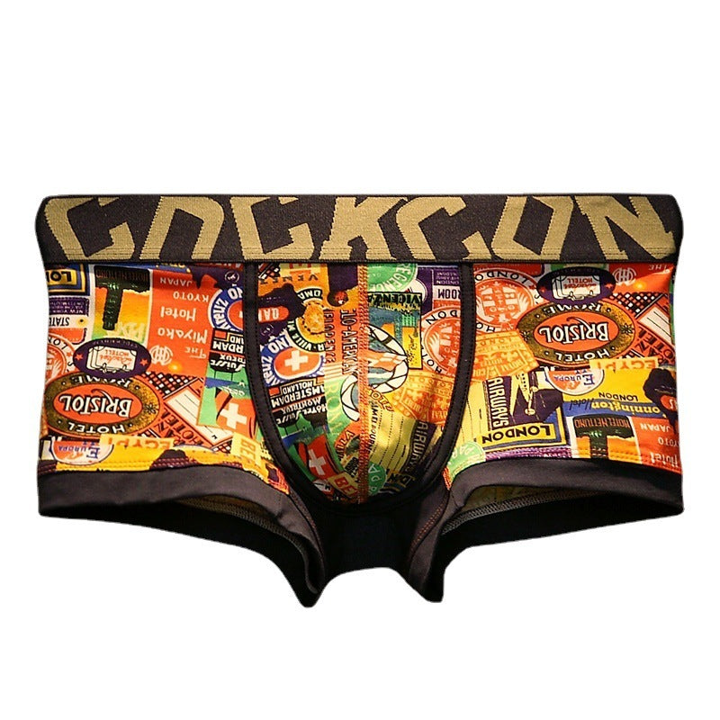 Men's Underwear Boxers Cotton Trendy