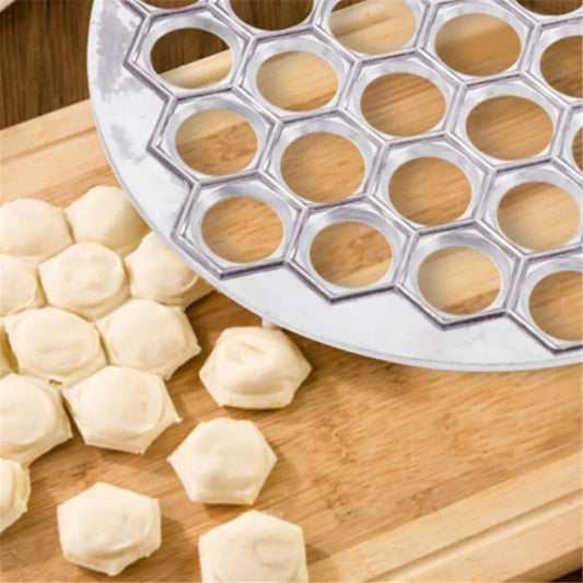 Aluminum Alloy Round Dumpling Mold Household Kitchen 37-hole Bag Dumpling Mold