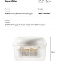 White Plastic Yogurt Whey Filter