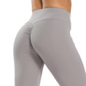 Peach Yoga Pants With Hip And Waist Lift