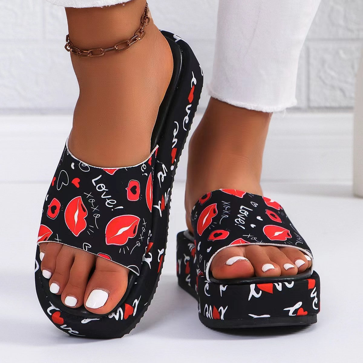 Plus Size Slippers Women's Outer Wear