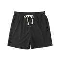 Pocket Drawstring Solid Color Beach Shorts Men