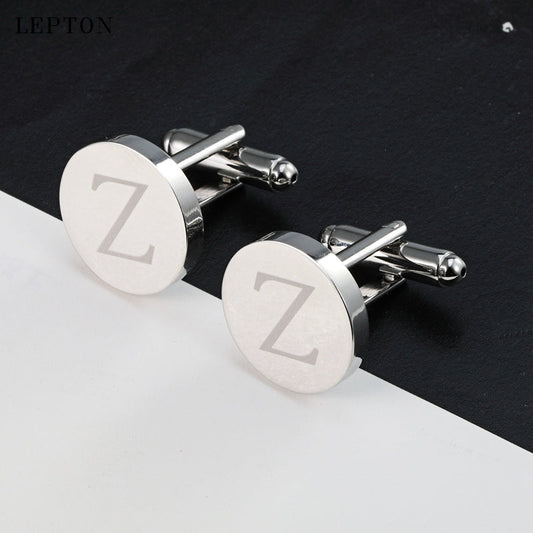 French Cufflinks Men's A Letter Cufflinks Collar Clip Suit