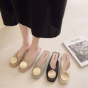 Comfortable And Breathable Baotou Half Slippers Women