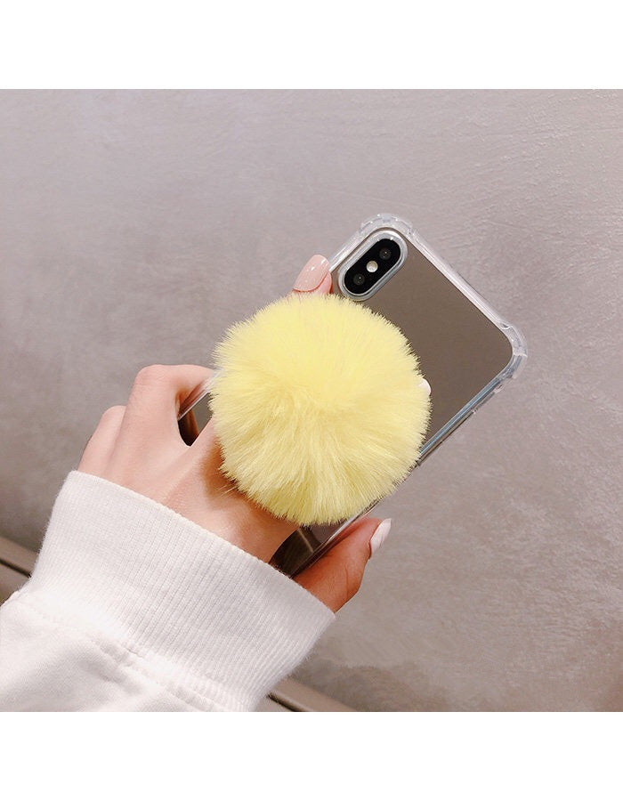 Plush Ball Is Suitable For Mobile Phone Holder