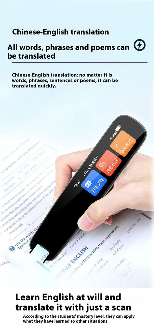 Talking Pen Universal Offline Scan Translation Dictionary Pen English General Practice Scan Pen For Study