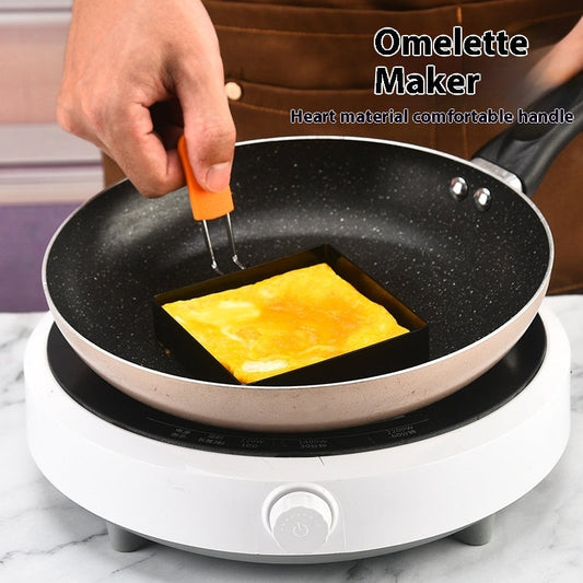 Household Portable Stainless Steel Fried Egg Mold