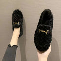 Add Fleece Warm Thick Soled Cotton Shoes Woolly Shoes Casual Shoes