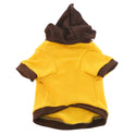 Pet Clothes Dog Fleece Padded Coat Hooded Sweater