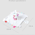 Pet And Kid Comforter Blanket Teether Soft Plush Newborn Sleeping Dolls Fashion Sleep Toy Soother Appease Towel Bibs