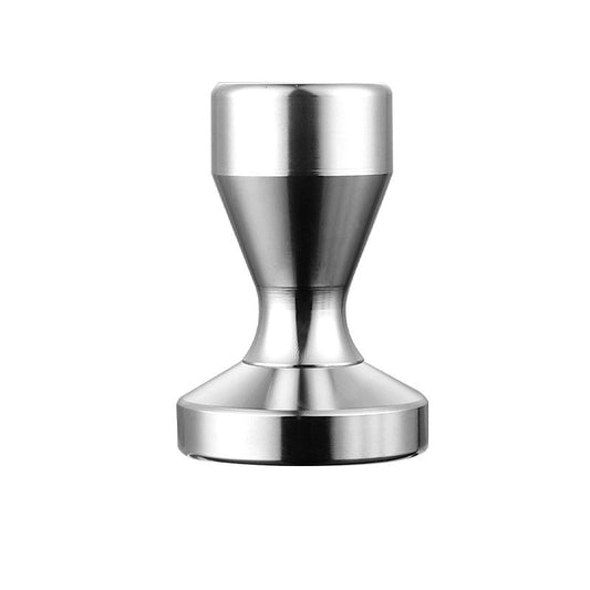 Wooden Handle Coffee Tamper Electroplated Alloy Tamper Coffee Distributor Powder Filler Supporting Equipment