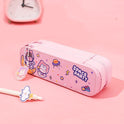 ins cartoon pencil case cute astronaut double-layer pencil case