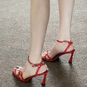 Ladies New Thin Belt Classy High Heels