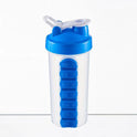 Outdoor Portable Water Bottle One Week Use Medicine Box Cup