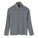 Black And White Striped Turtleneck Men And Women