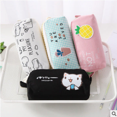 Creative Simple Cute Corner Animal Pencil Case