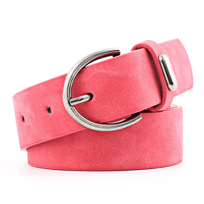 Casual All-match Lady's Pin Buckle Belt