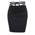 Women's High Waist Hip Skirt Drawstring Lace