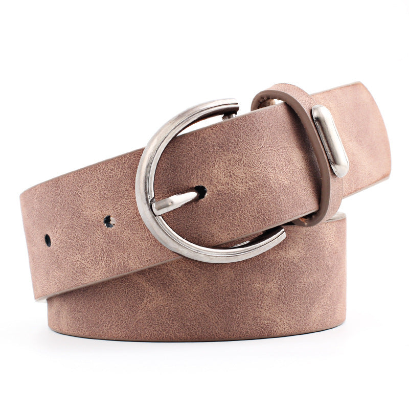 Casual All-match Lady's Pin Buckle Belt