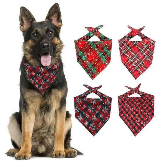 Fashion Creative Pet Christmas Triangular Binder