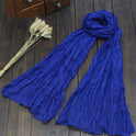 Bali Pure Cotton Yarn Fold Scarf Children Candy Color Autumn