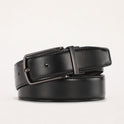 Men's Genuine Leather Business Double Sided Pin Buckle Belt