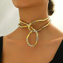 Women's Snake-shaped Necklace Without Head And Tail